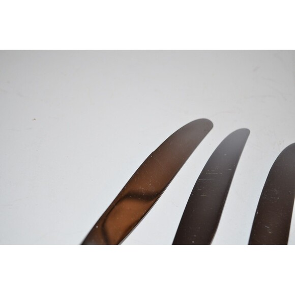 Oneida USA Stainless MICHELANGELO Set of 4 Dinner Knife Used Flatware - Picture 3 of 7